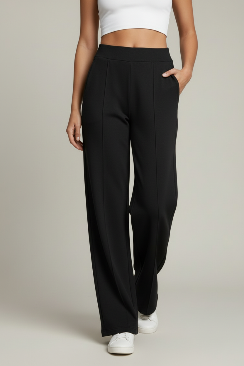 All-Day Black Trousers